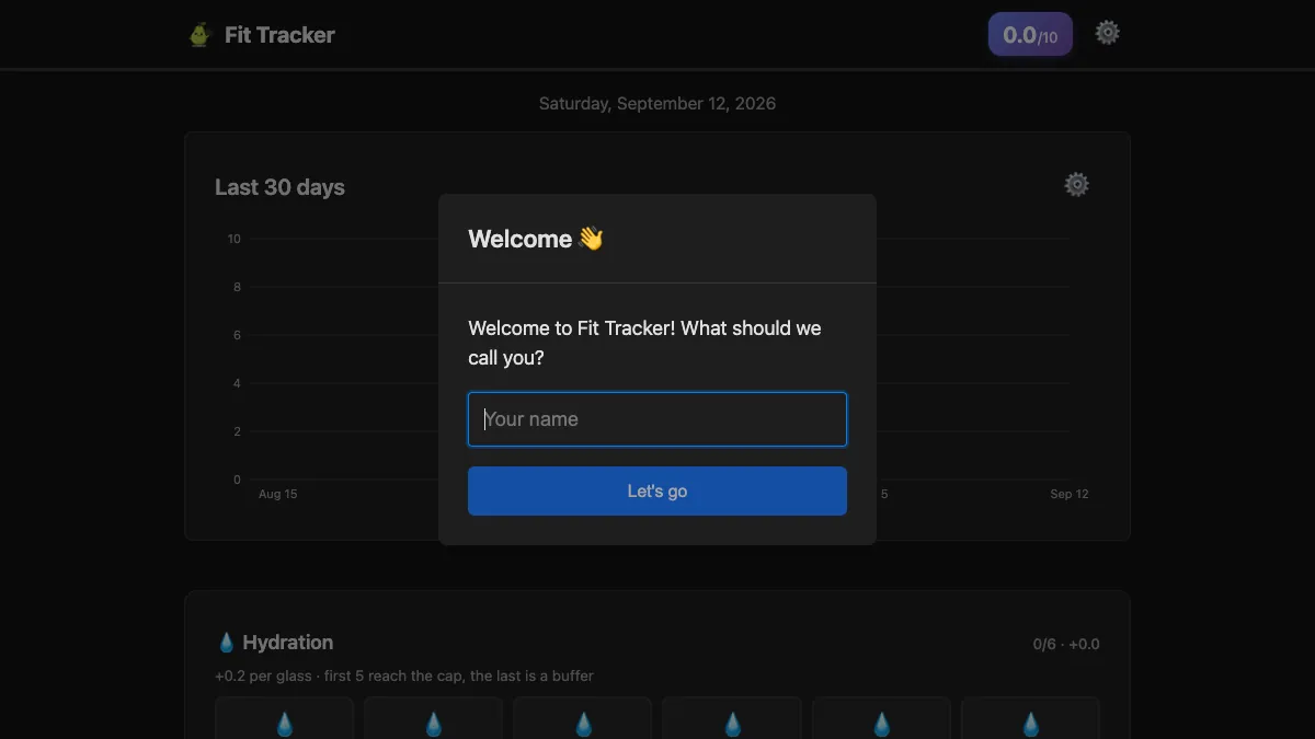 Fit Tracker screenshot