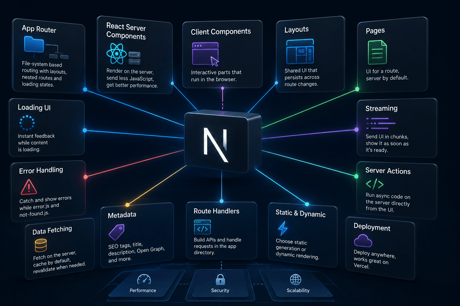 Next.js core concepts at a glance