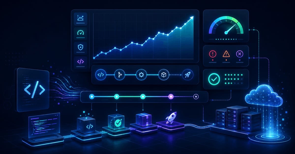 A dashboard of software engineering metrics