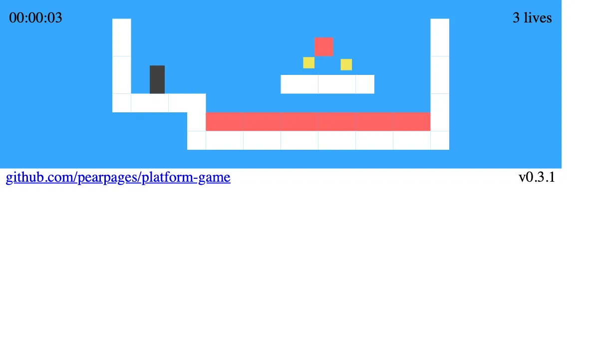 Platform Game screenshot